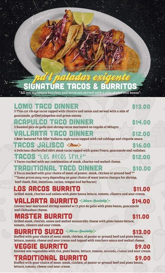 Los Arcos - Woodridge, IL menu_pic