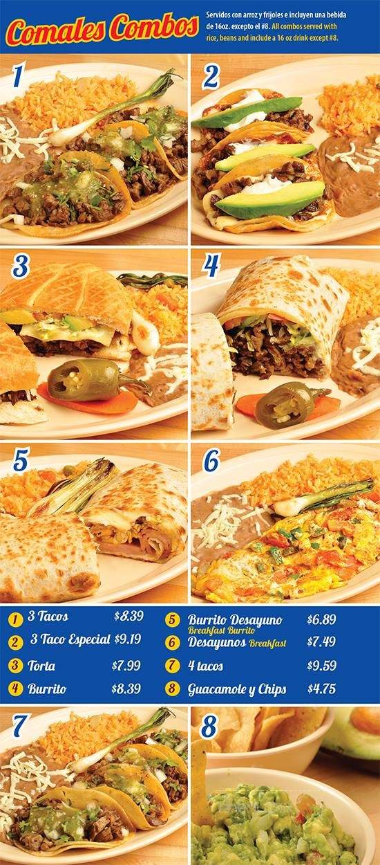 Los Comales - Melrose Park, IL menu_pic