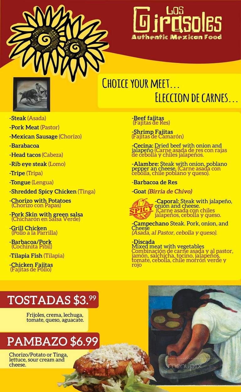 Los Girasoles - Elgin, IL menu_pic