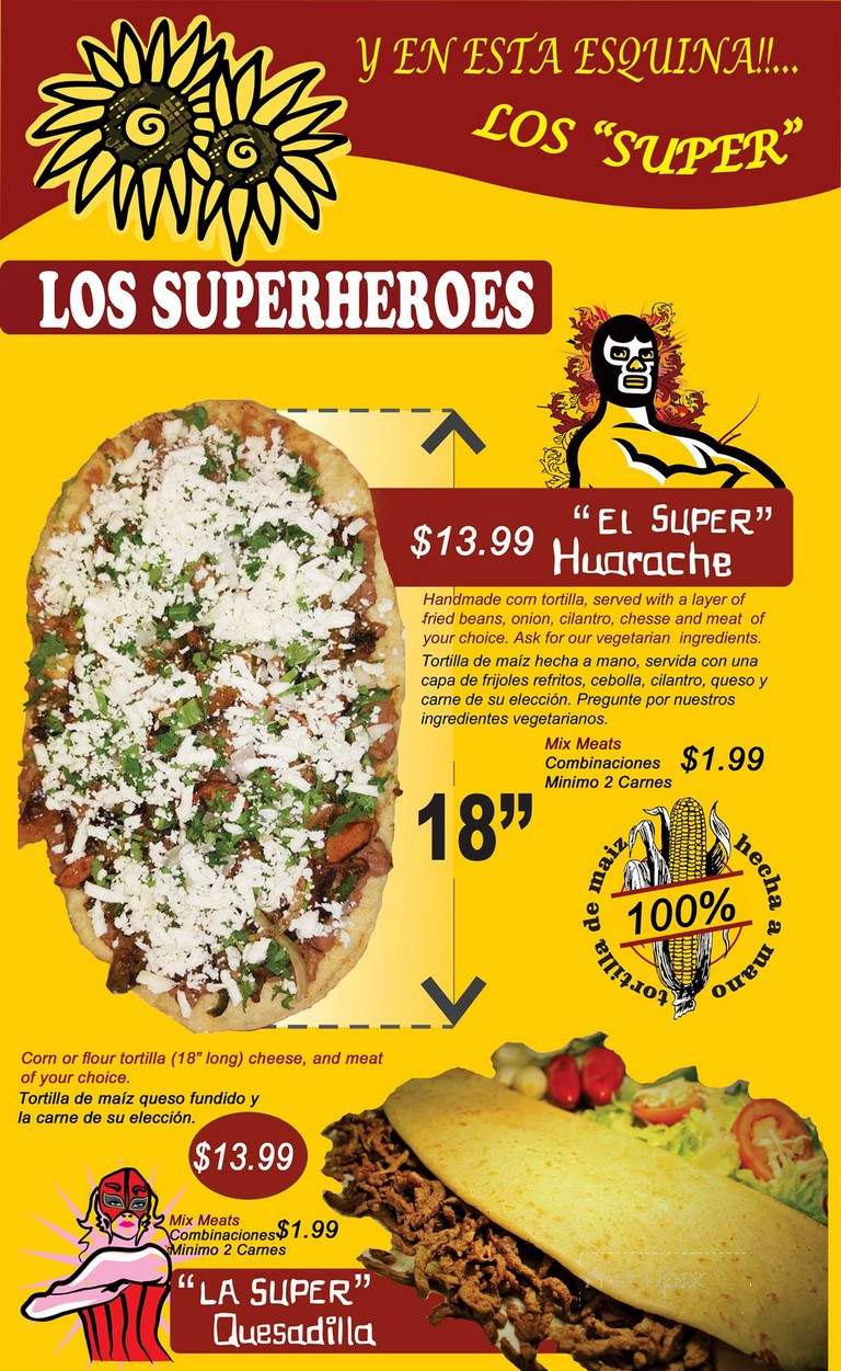 Los Girasoles - Elgin, IL menu_pic