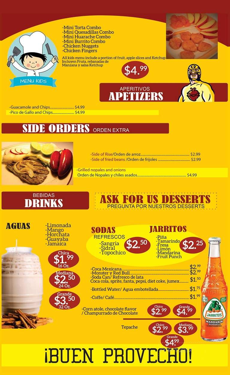 Los Girasoles - Elgin, IL menu_pic