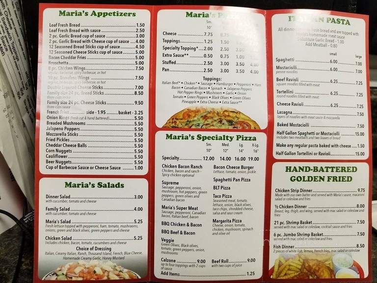 Mama Maria's Pizzaria - Amboy, IL menu_pic