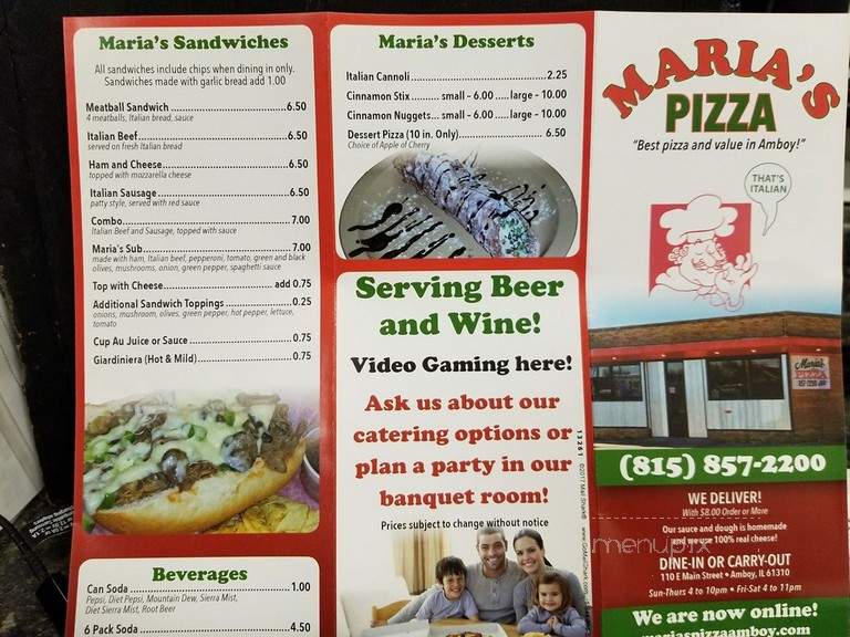 Mama Maria's Pizzaria - Amboy, IL