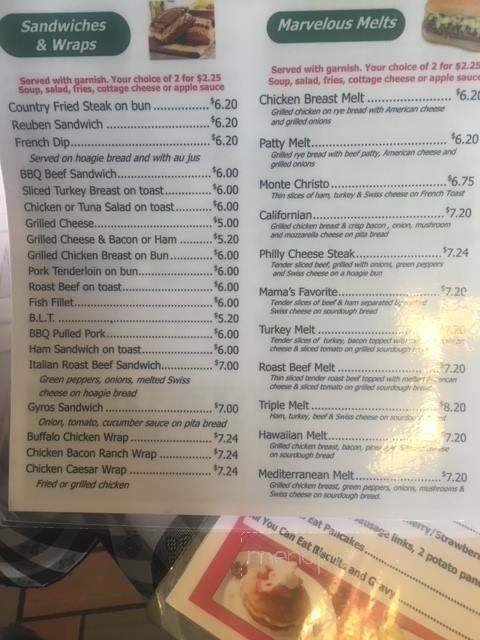 Mama Mia's Italian Restaurant - Granite City, IL menu_pic