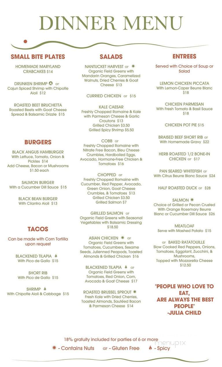 An Apple A Day - Glencoe, IL menu_pic