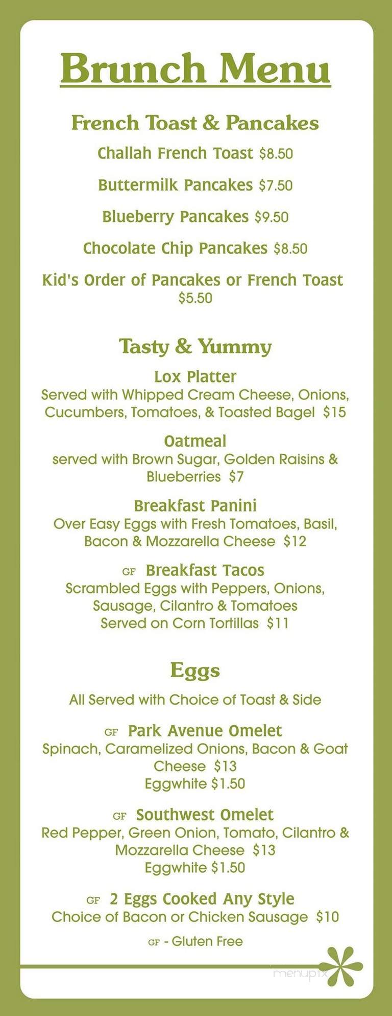 An Apple A Day - Glencoe, IL menu_pic