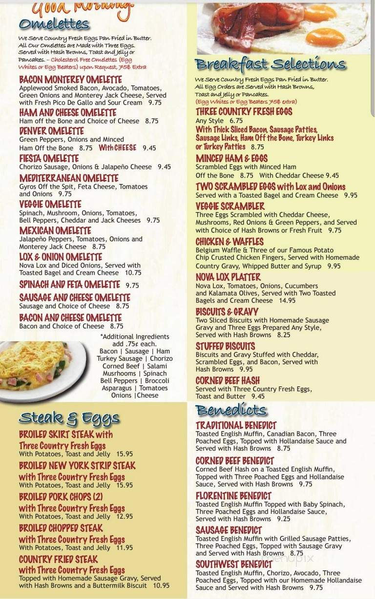 Market Square Restaurant - Wheeling, IL menu_pic