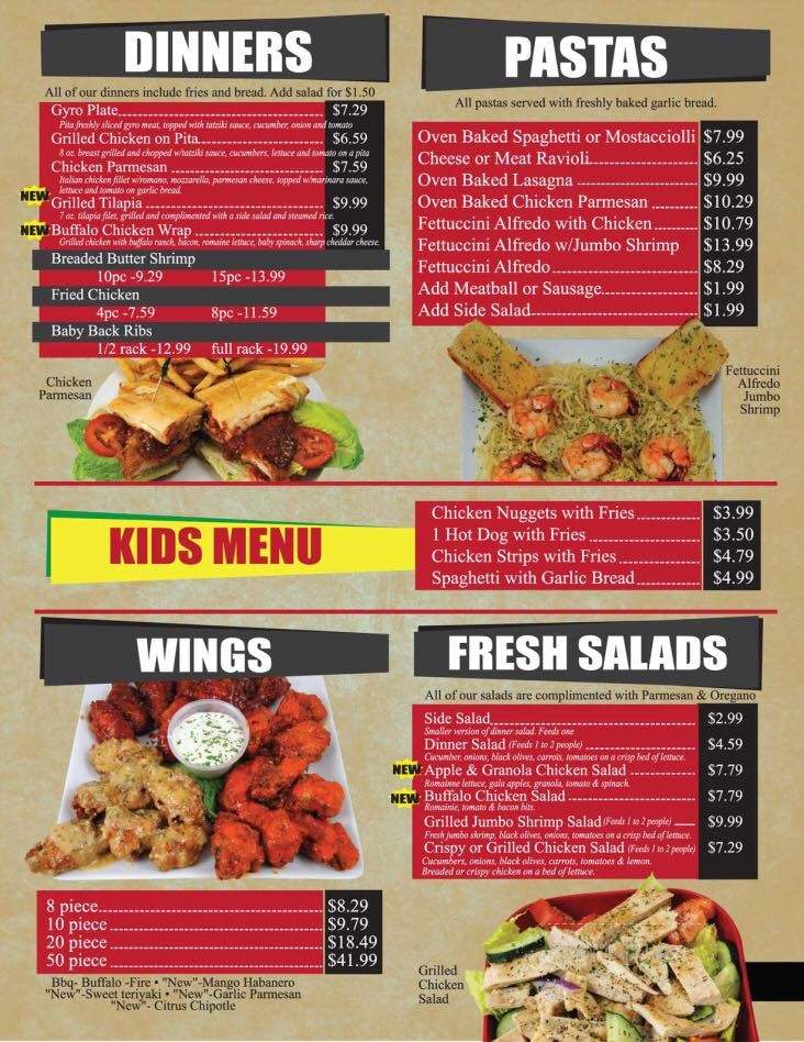 Angelo's Stuffed Pizza - Chicago, IL menu_pic