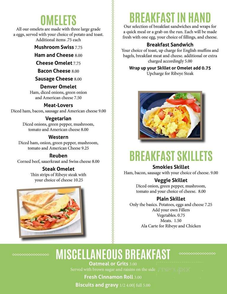 Angle Inn Restaurant - Rockford, IL menu_pic