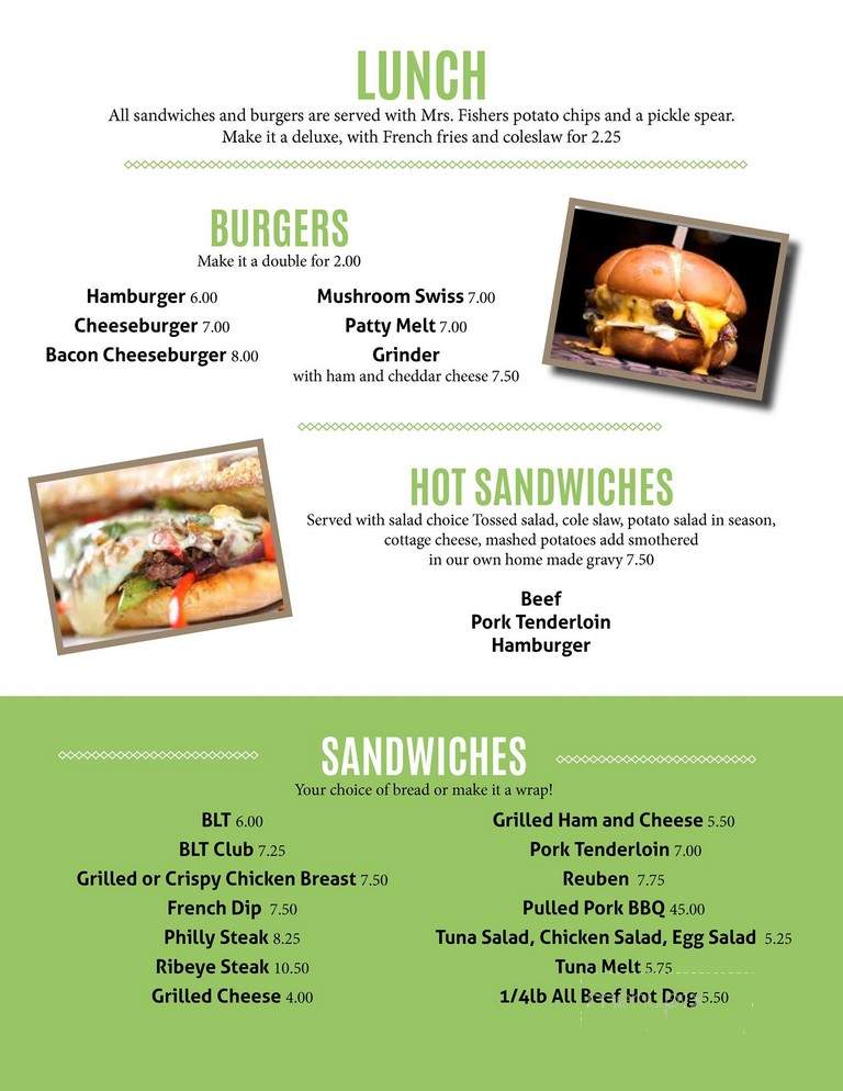 Angle Inn Restaurant - Rockford, IL menu_pic