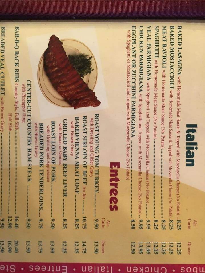 Oak Lawn Restaurant - Oak Lawn, IL menu_pic
