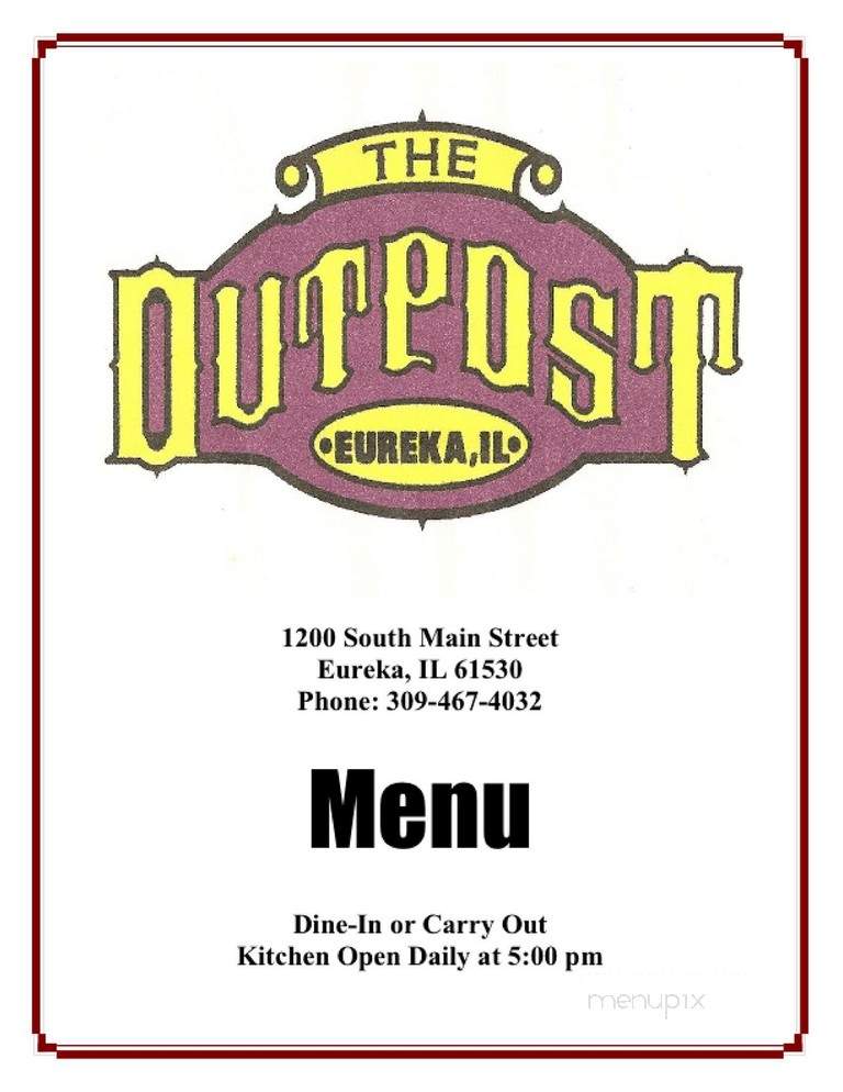 Outpost - Chicago, IL menu_pic