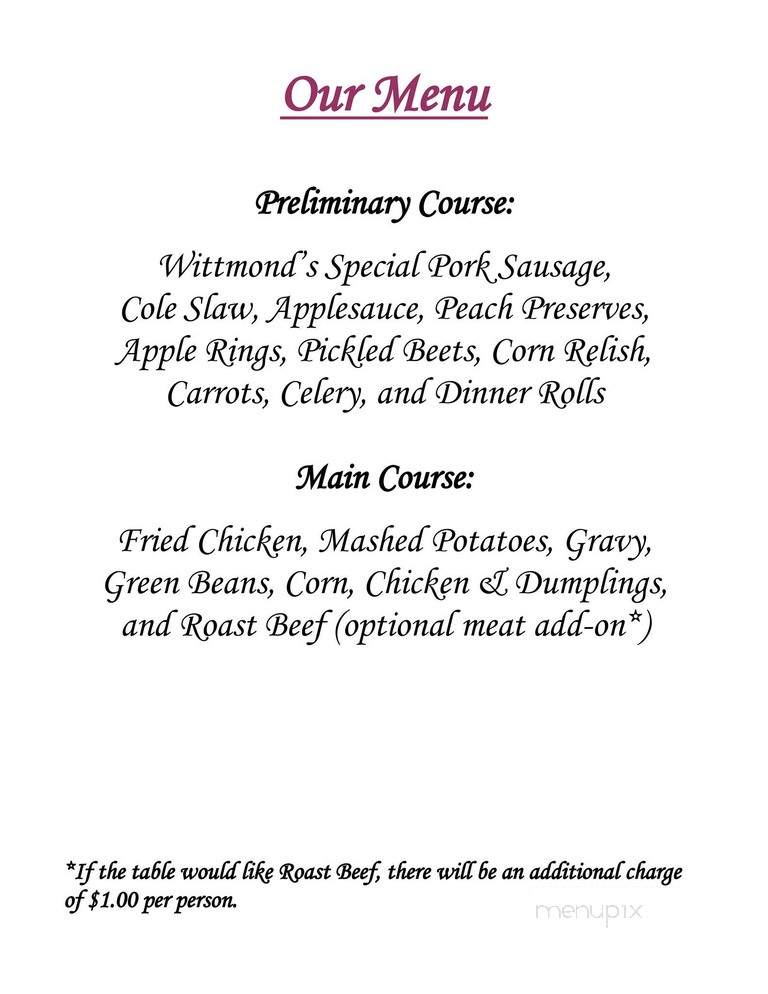 Peach Tree Cafe - Brussels, IL menu_pic