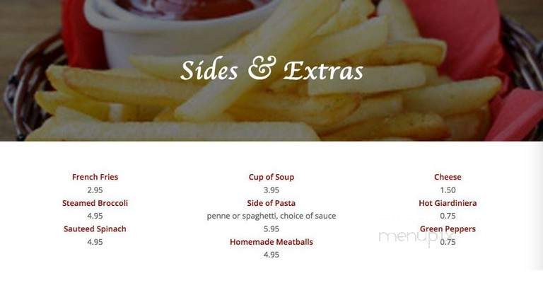Piero's Stuffed Pizza - Wilmette, IL menu_pic