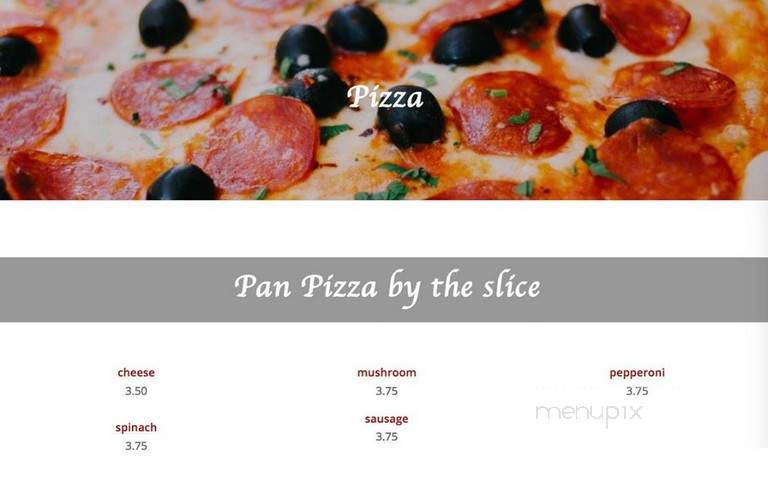 Piero's Stuffed Pizza - Wilmette, IL menu_pic