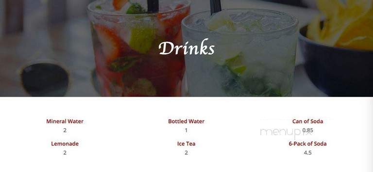 Piero's Stuffed Pizza - Wilmette, IL menu_pic