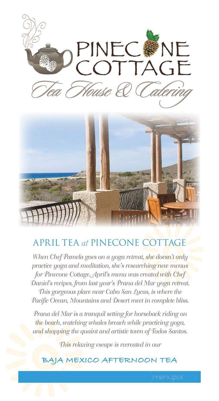 Pinecone Cottage Tea House - Downers Grove, IL menu_pic