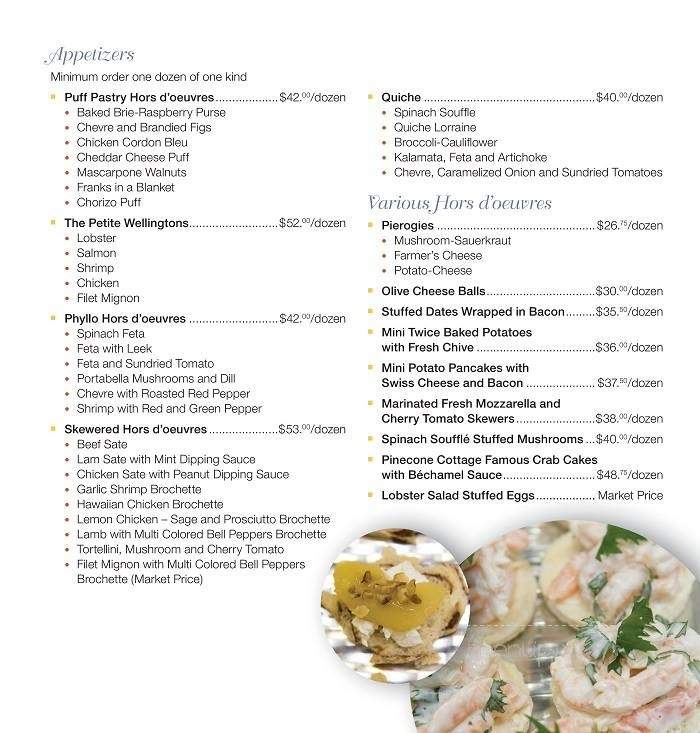 Pinecone Cottage Tea House - Downers Grove, IL menu_pic