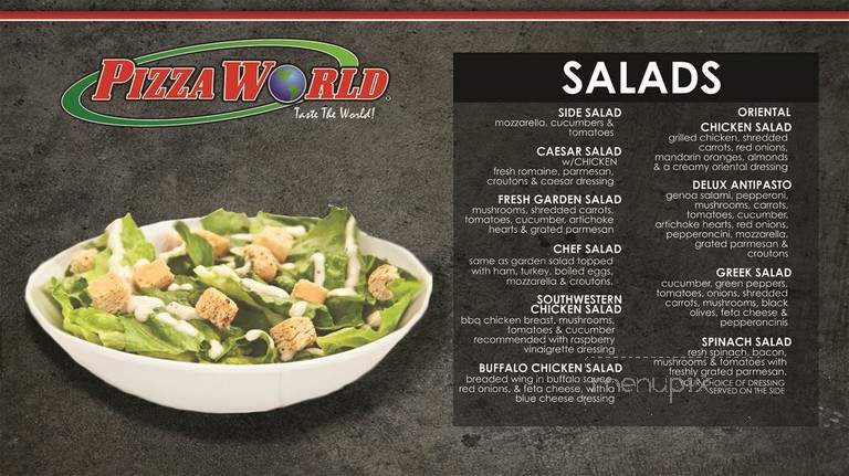 Pizza World - Granite City, IL menu_pic