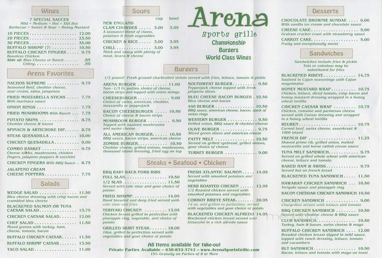 Arena Sports Grille - Elmhurst, IL