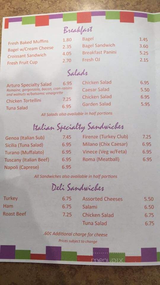 Arturo Express - Chicago, IL menu_pic