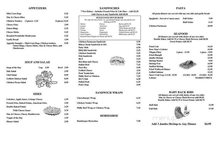 Ray's Ranch House - Essex, IL menu_pic