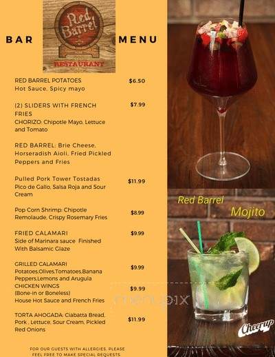 Red Eye Cafe - Chicago, IL menu_pic