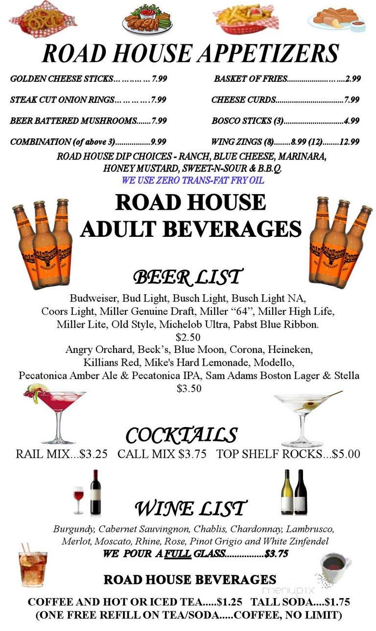 Roadhouse - Oregon, IL menu_pic