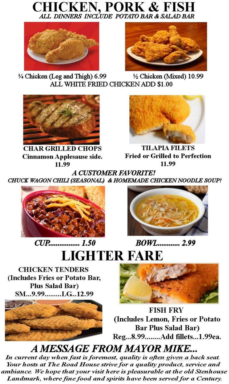 Roadhouse - Oregon, IL menu_pic
