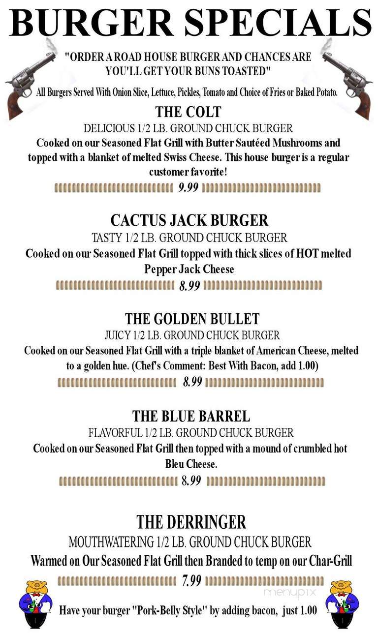 Roadhouse - Oregon, IL menu_pic