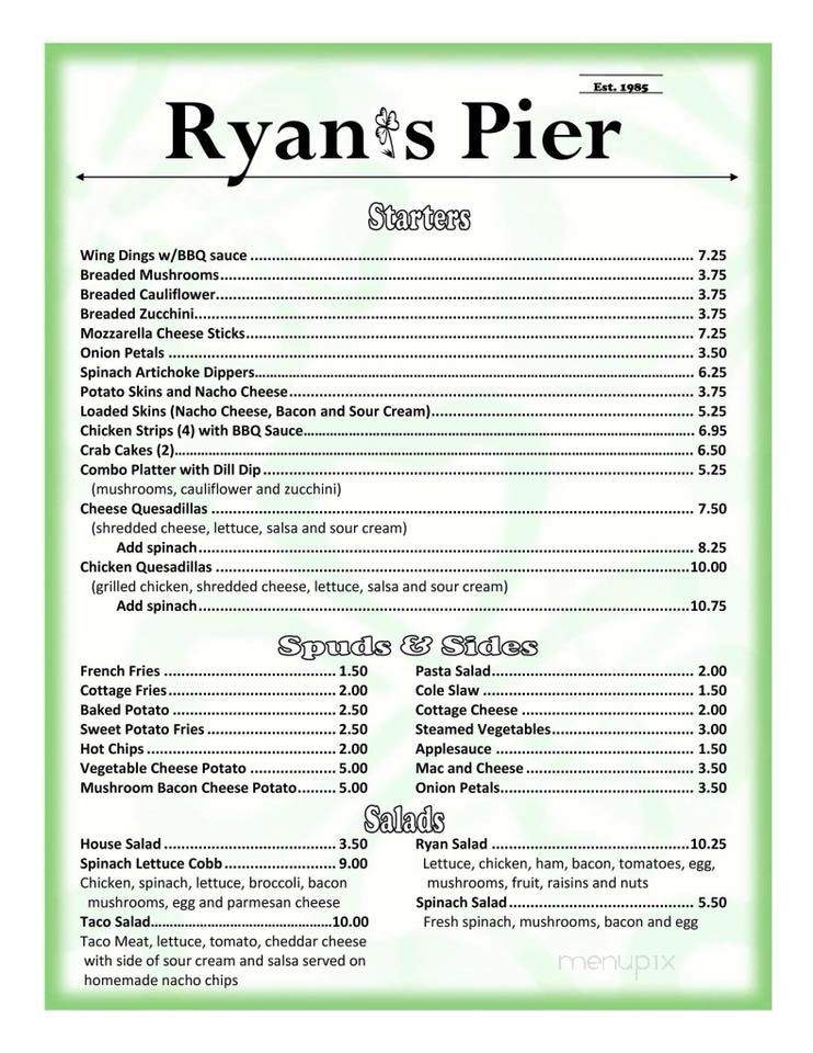 Ryan's Pier - Aroma Park, IL