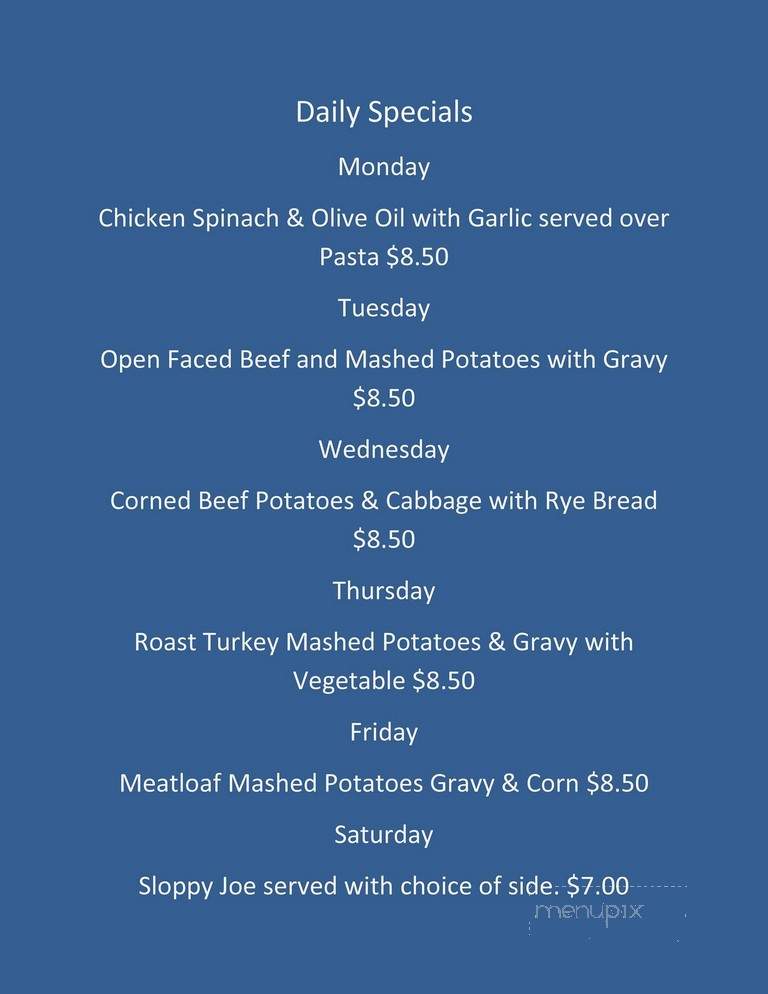 Augie's - Chicago, IL menu_pic