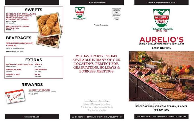 Aurelio's Of Lockport - Lockport, IL menu_pic