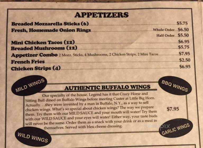Schooner's Of Morton - Morton, IL menu_pic