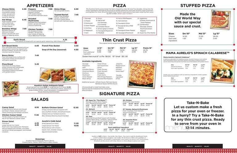 Aurelio's Pizza - Morris, IL menu_pic