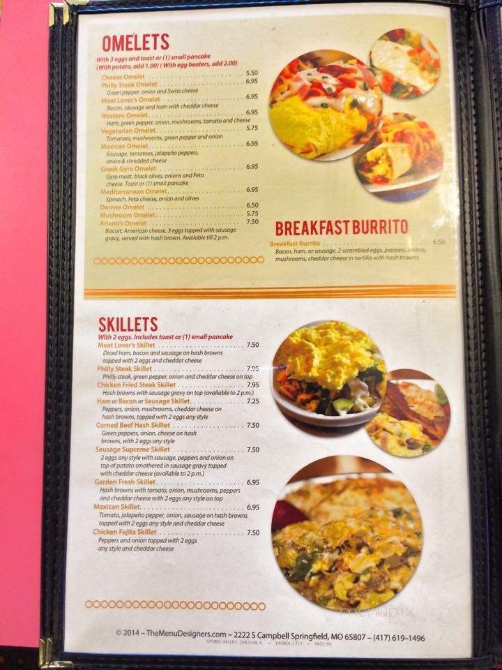 Spring Valley Family Restaurant - Oregon, IL menu_pic