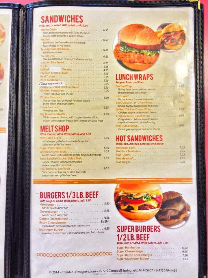 Spring Valley Family Restaurant - Oregon, IL menu_pic
