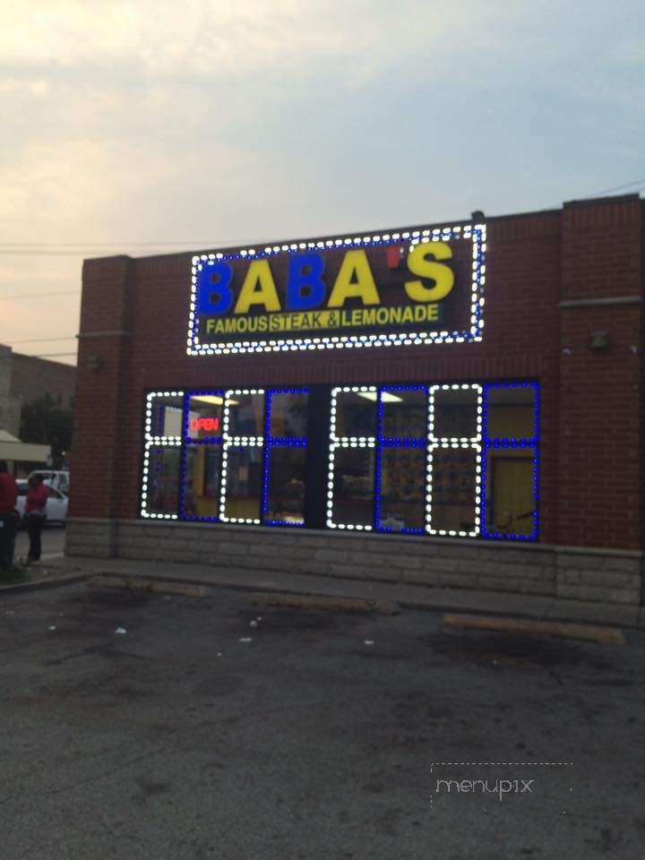 Baba's Famous Steak & Lemonade - Chicago, IL menu_pic