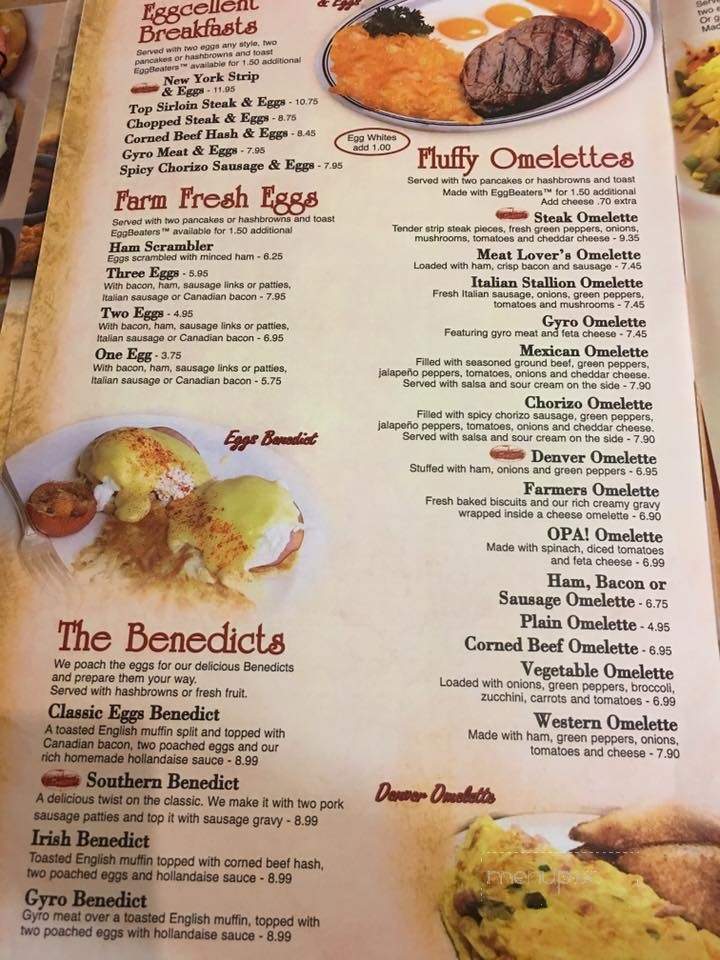 Steam Plant Family Restaurant - Belvidere, IL menu_pic