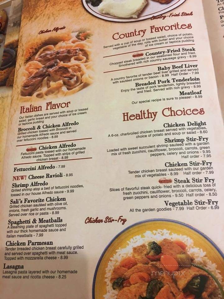 Steam Plant Family Restaurant - Belvidere, IL menu_pic
