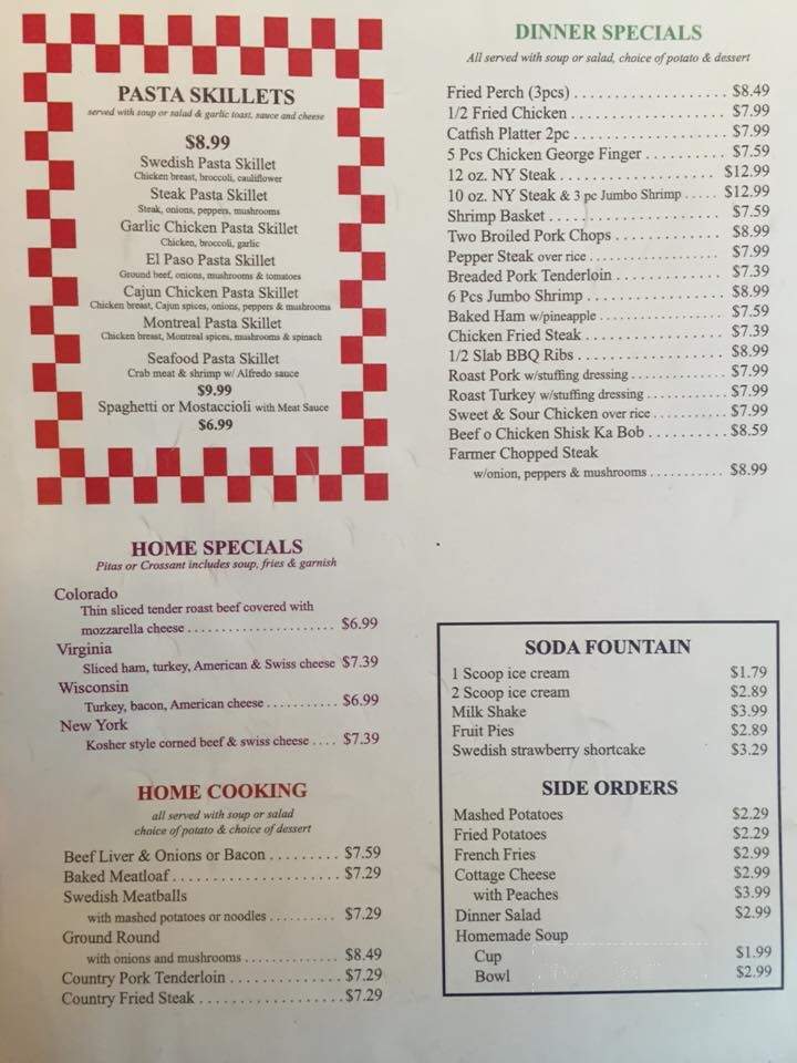 Swedish Pancakes - Byron, IL menu_pic