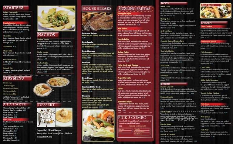 Tequila Of Centralia - Centralia, IL menu_pic