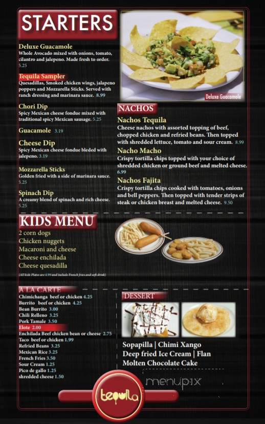 Tequila Of Centralia - Centralia, IL menu_pic