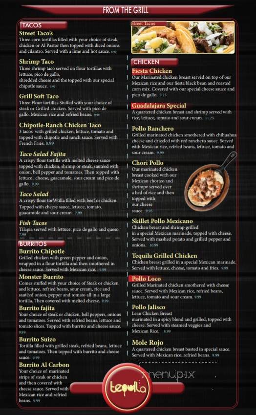 Tequila Of Centralia - Centralia, IL menu_pic