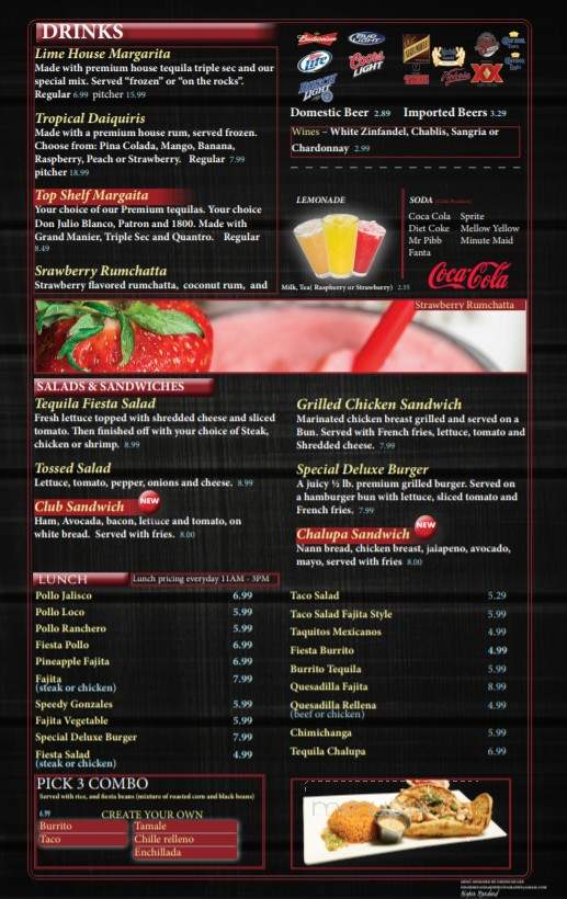 Tequila Of Centralia - Centralia, IL menu_pic