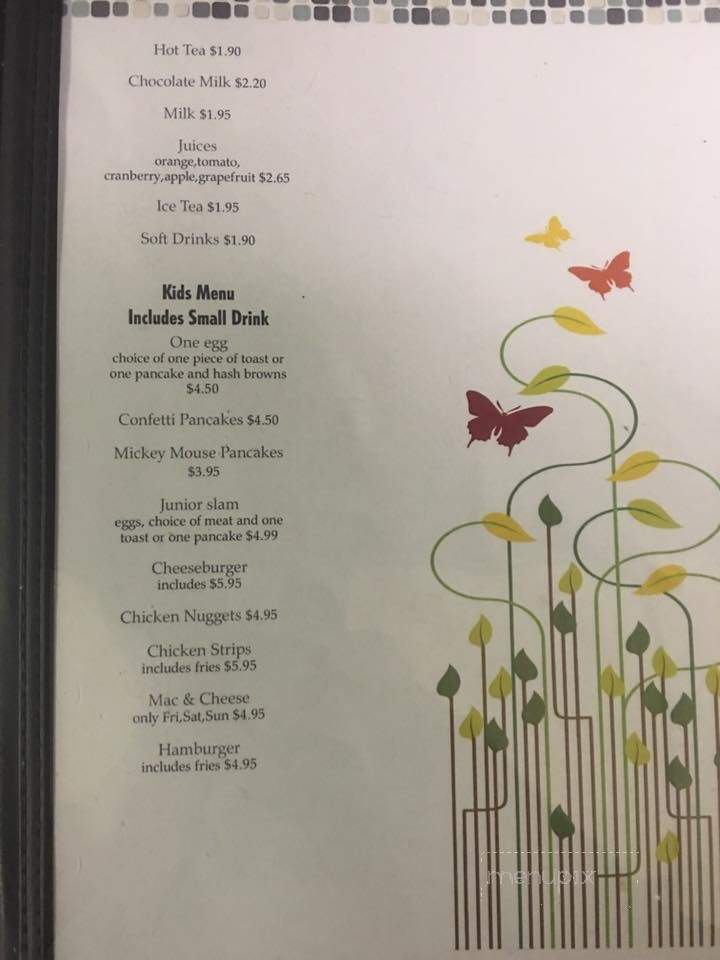 Willow Springs Family Restaurant - Willow Springs, IL menu_pic