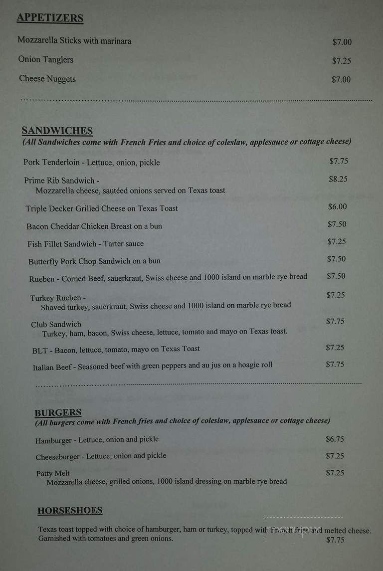 Woodhull Family Restaurant - Woodhull, IL menu_pic