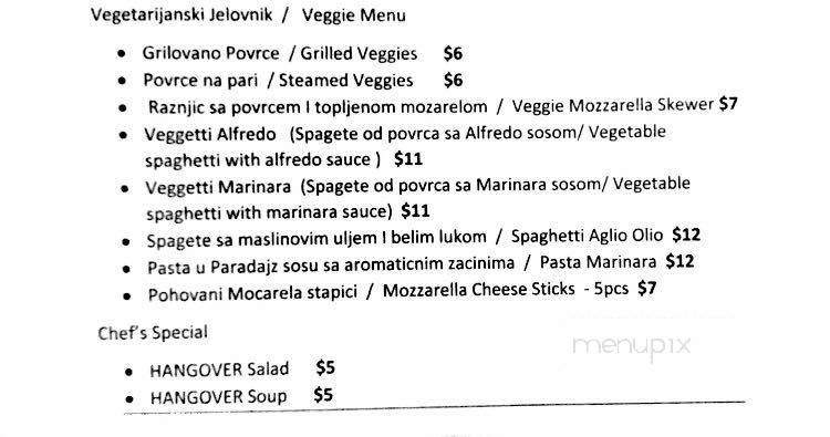 Zupa Restaurant & Deli - Lyons, IL menu_pic
