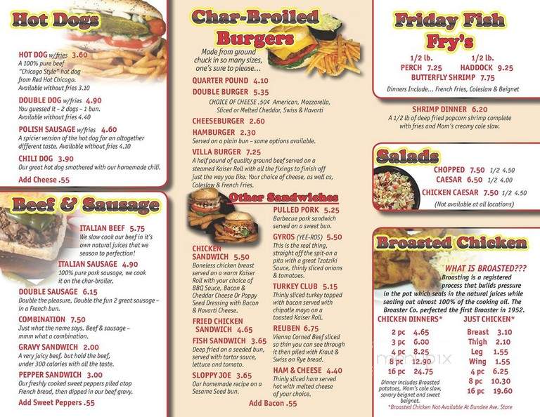 Beef Villa - Elgin, IL menu_pic