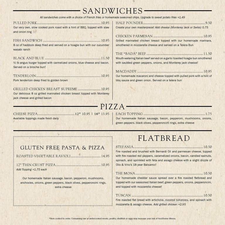 Bernardi's Restaurant - Washington, IL menu_pic